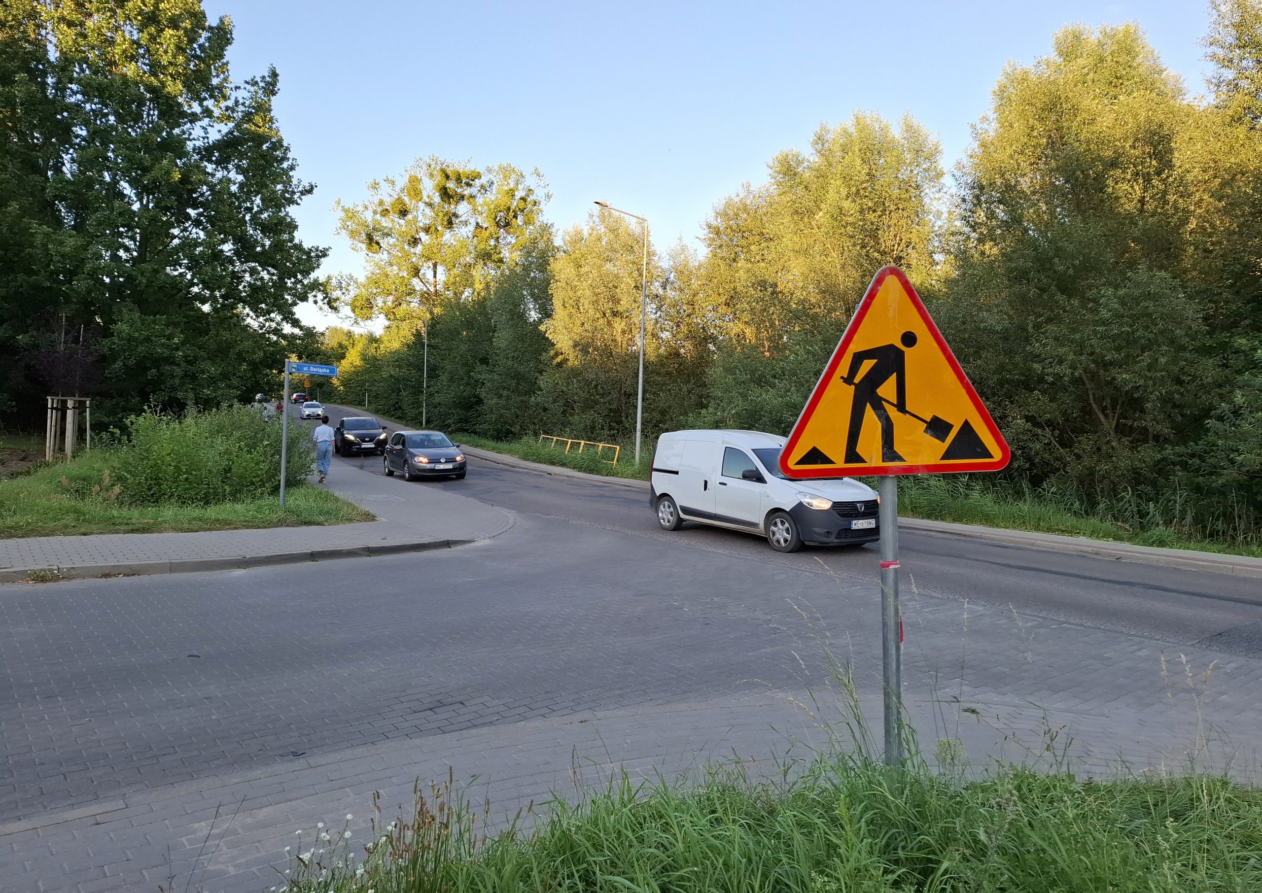 Ulica Bartąska gotowa do użytku. Trwa odliczanie do jej otwarcia