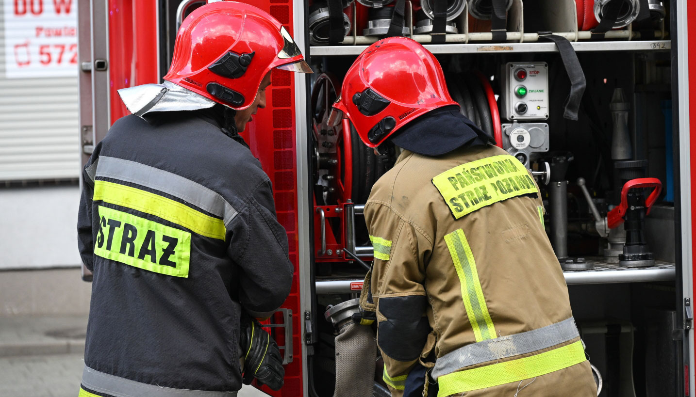 Tragiczny pożar w Szczytnie. Nie żyją dwie osoby