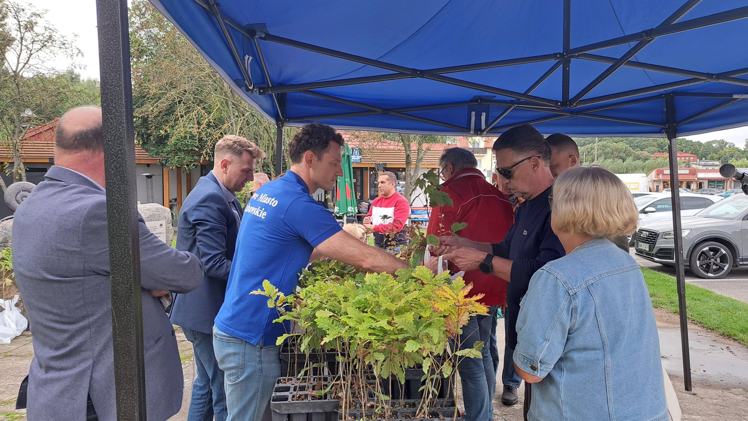 Pamiątkowy dąb i sadzonki dla mieszkańców. Nowe Miasto Lubawskie świętuje 700 lat