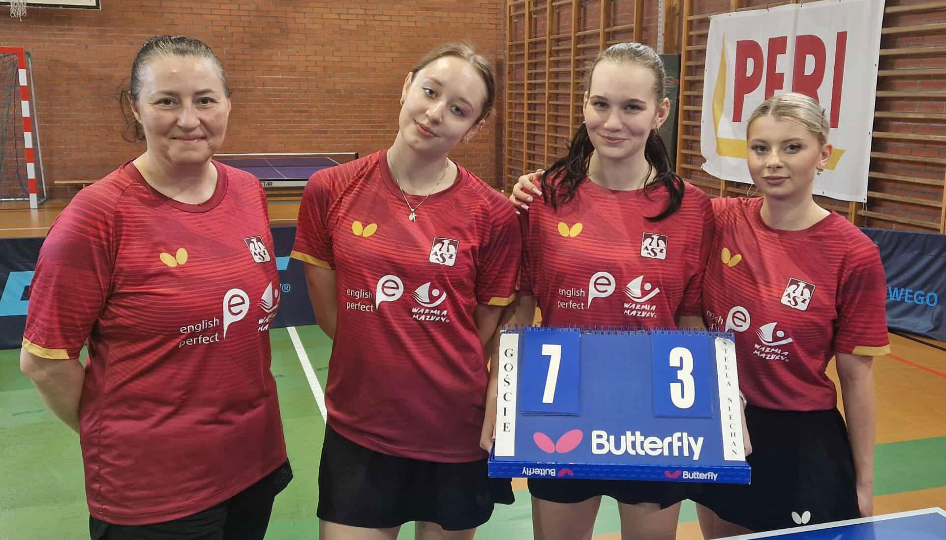 Udany start tenisistek stołowych AZS UWM Olsztyn w I lidze