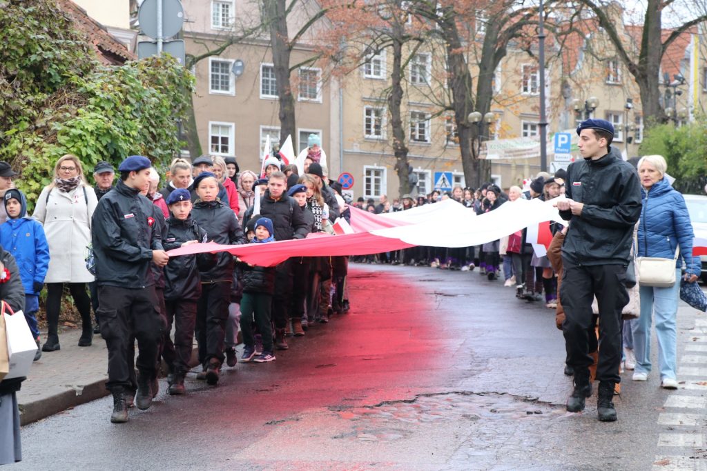 Święto Odzyskania Niepodległości w Olsztynie. Fot. Ł. Sadlak