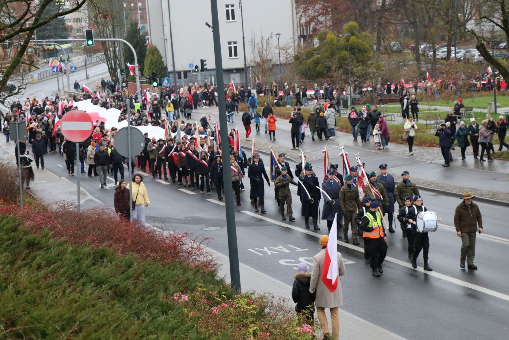 Święto Odzyskania Niepodległości w Olsztynie. Fot. Ł. Sadlak