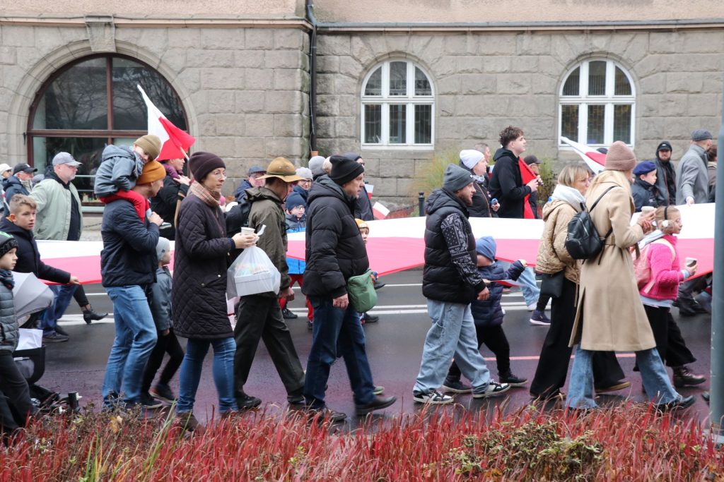 Święto Odzyskania Niepodległości w Olsztynie. Fot. Ł. Sadlak