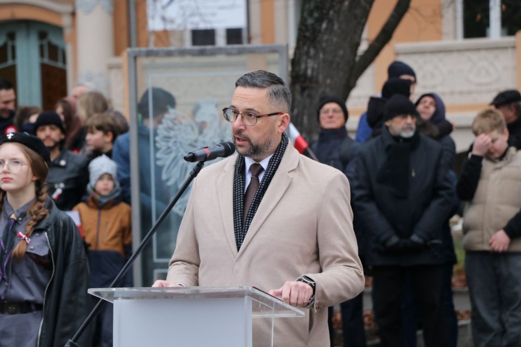 Święto Odzyskania Niepodległości w Olsztynie. Fot. Ł. Sadlak