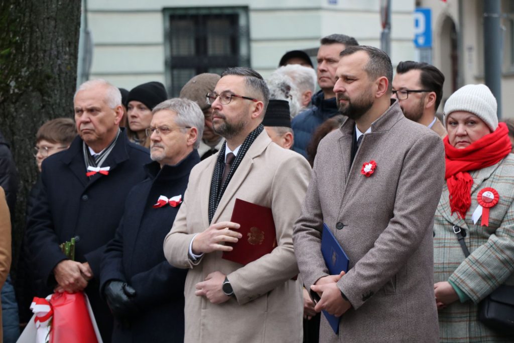 Święto Odzyskania Niepodległości w Olsztynie. Fot. Ł. Sadlak