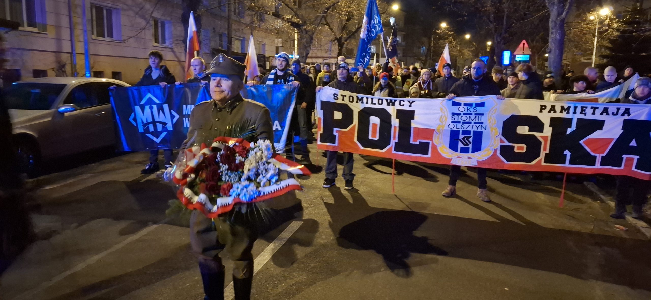 Ulicami Olsztyna przeszedł marsz Pamięci Żołnierzy Wyklętych