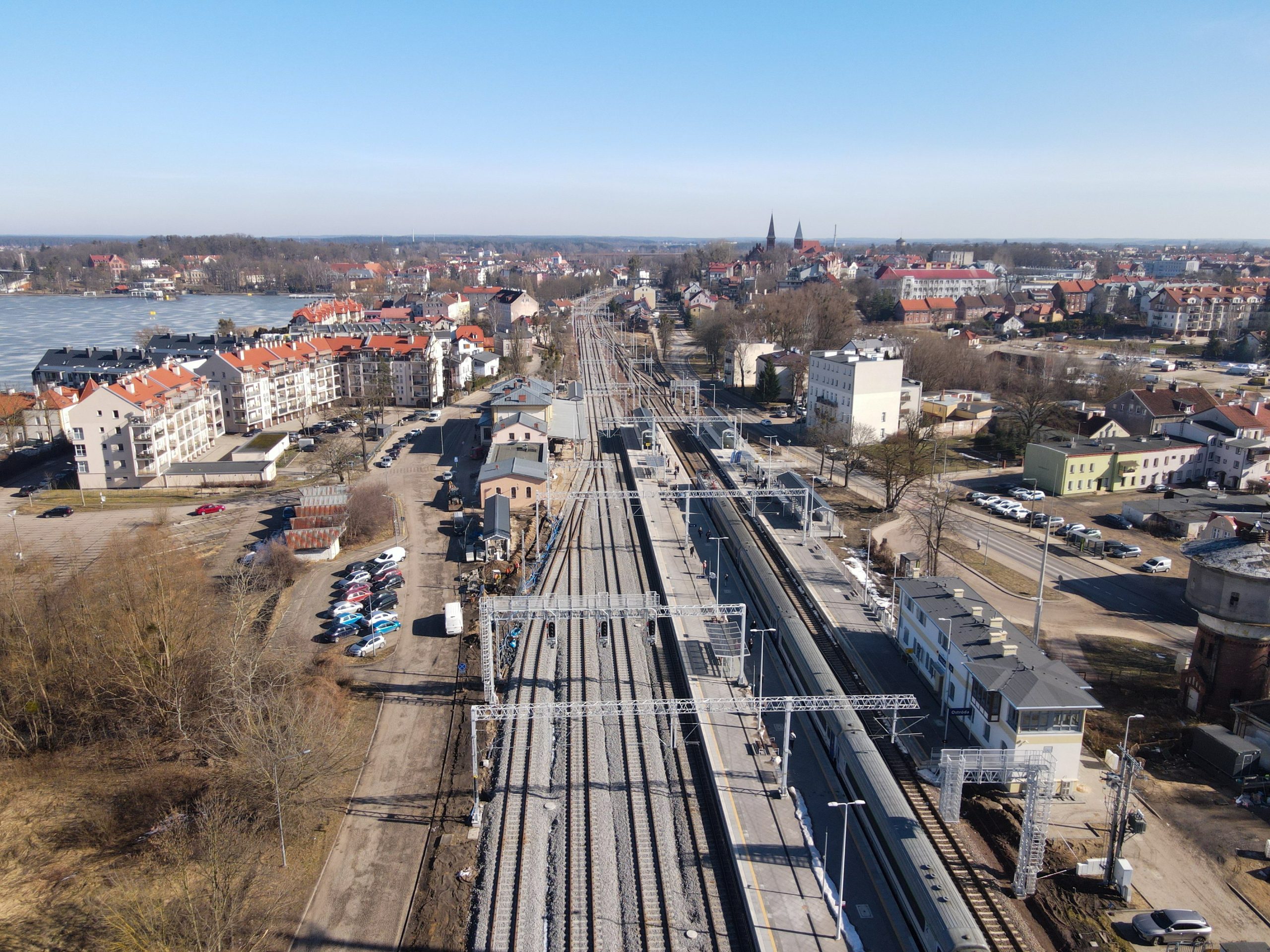 Remont stacji kolejowej w Ostródzie na finiszu. Nowe przejście pod torami już dostępne