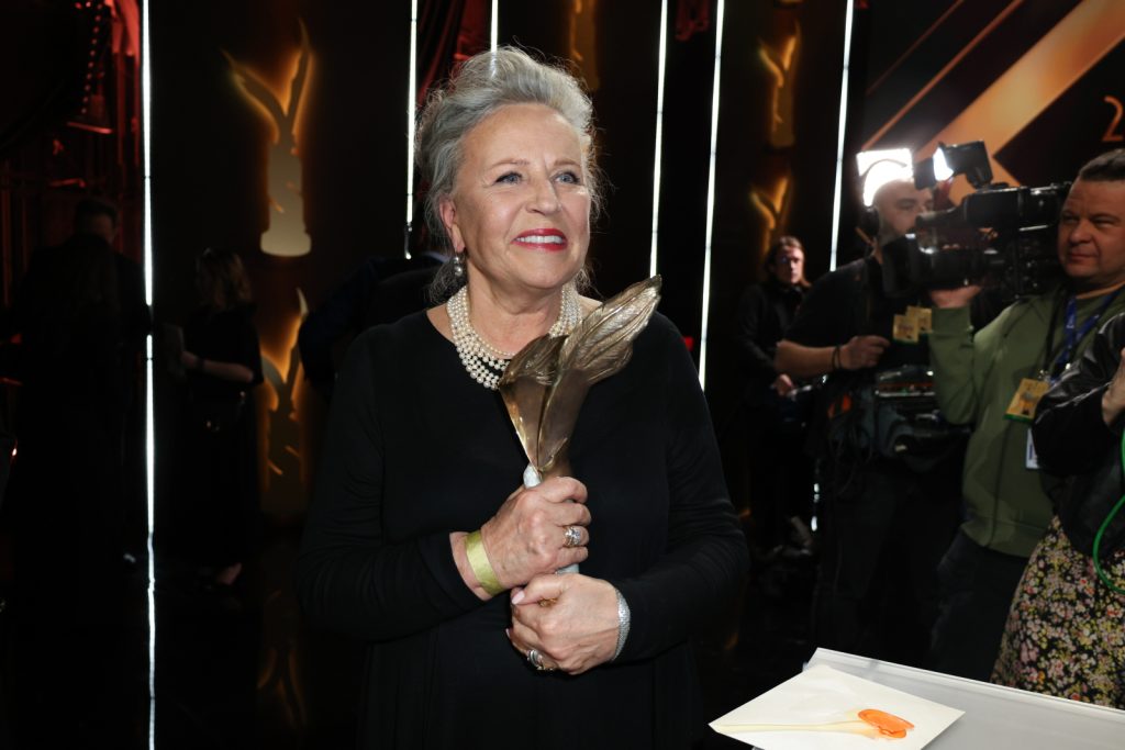 Aktorka Krystyna Janda  podczas 28. Gali Polskich Nagród Filmowych ORŁY. Fot. Albert Zawada