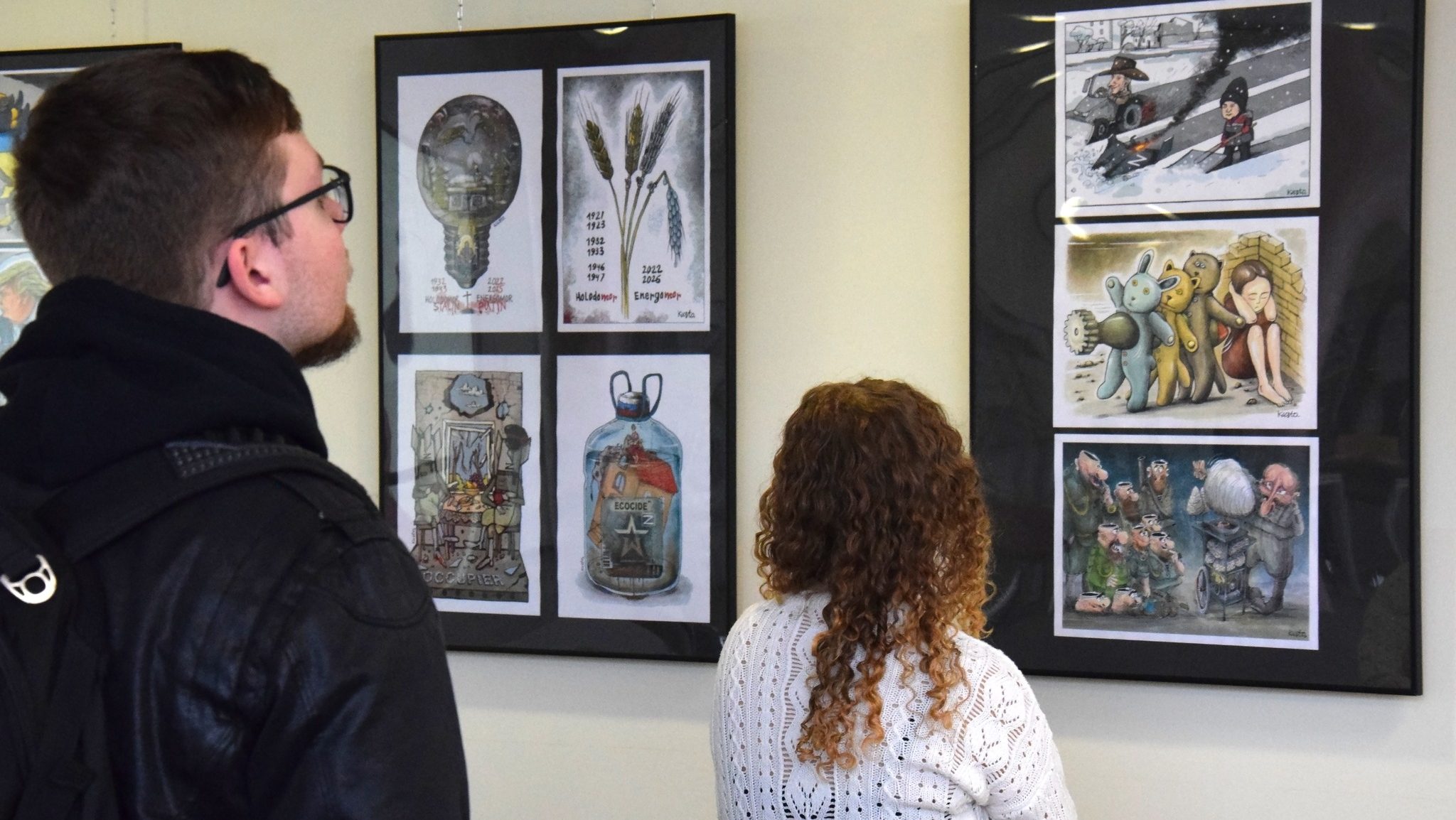 Obrazy wojny ukraińskiego artysty do obejrzenia w Kortowie