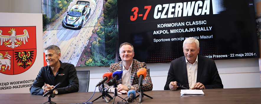 Mikołajki Rally 2026. Rajdowe emocje wracają na Mazury
