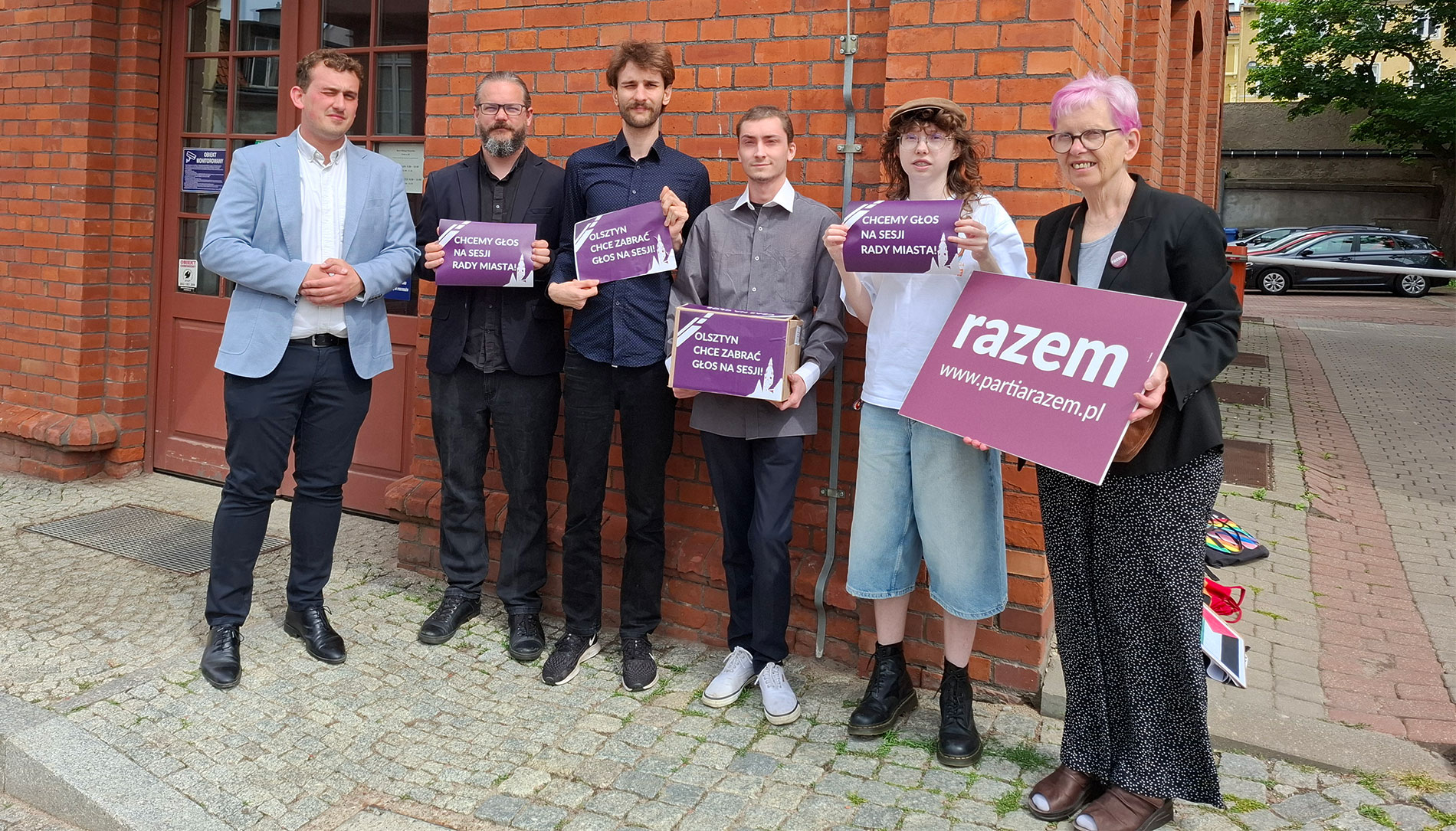 Olsztynianie chcą być słyszani. Setki podpisów pod ważnym projektem partii Razem