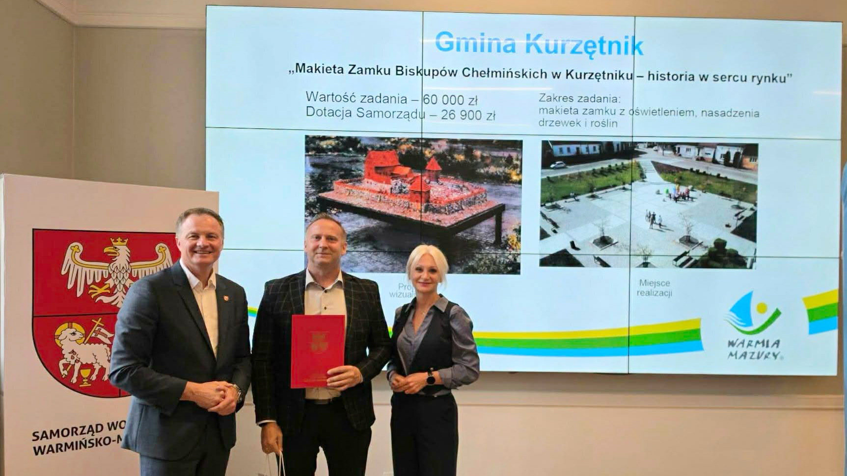 Jak wyglądał zamek w Kurzętniku? W centrum miejscowości powstanie makieta