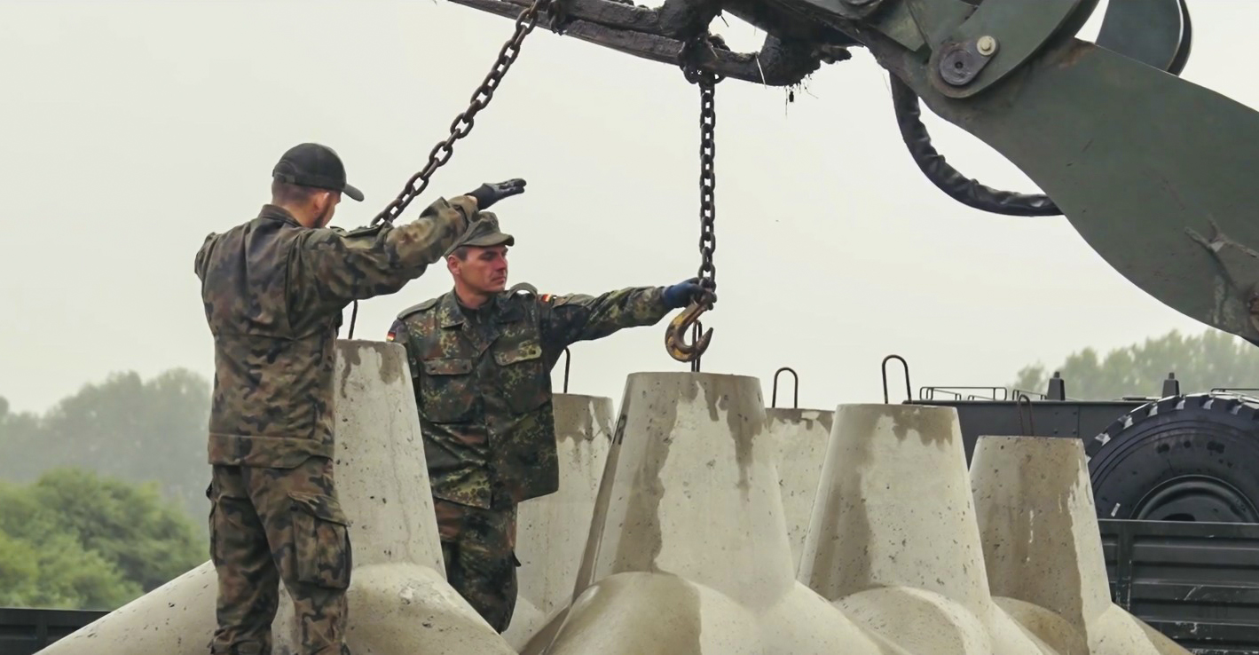Bundeswehra buduje Tarczę Wschód razem z polskimi saperami