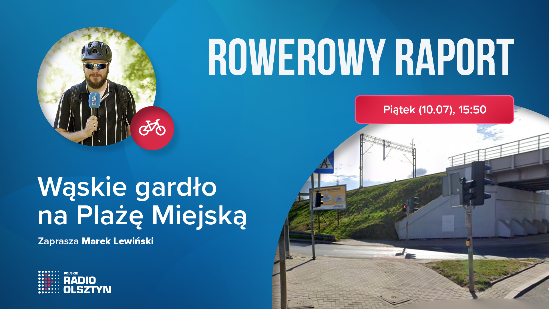 Rowerowy Raport Radia Olsztyn: wąskie gardło w drodze na Plażę Miejską
