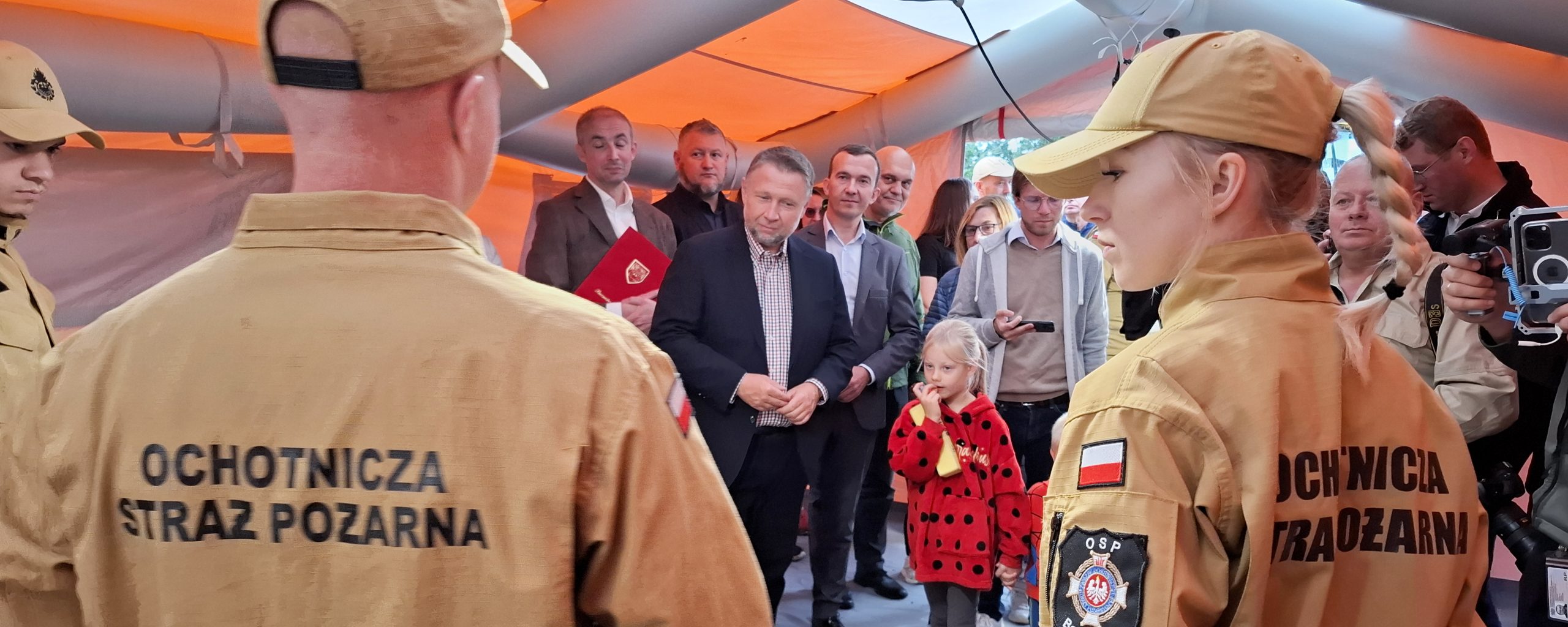Szef MSWiA w Barczewie o systemie ostrzegania i nowych aplikacjach