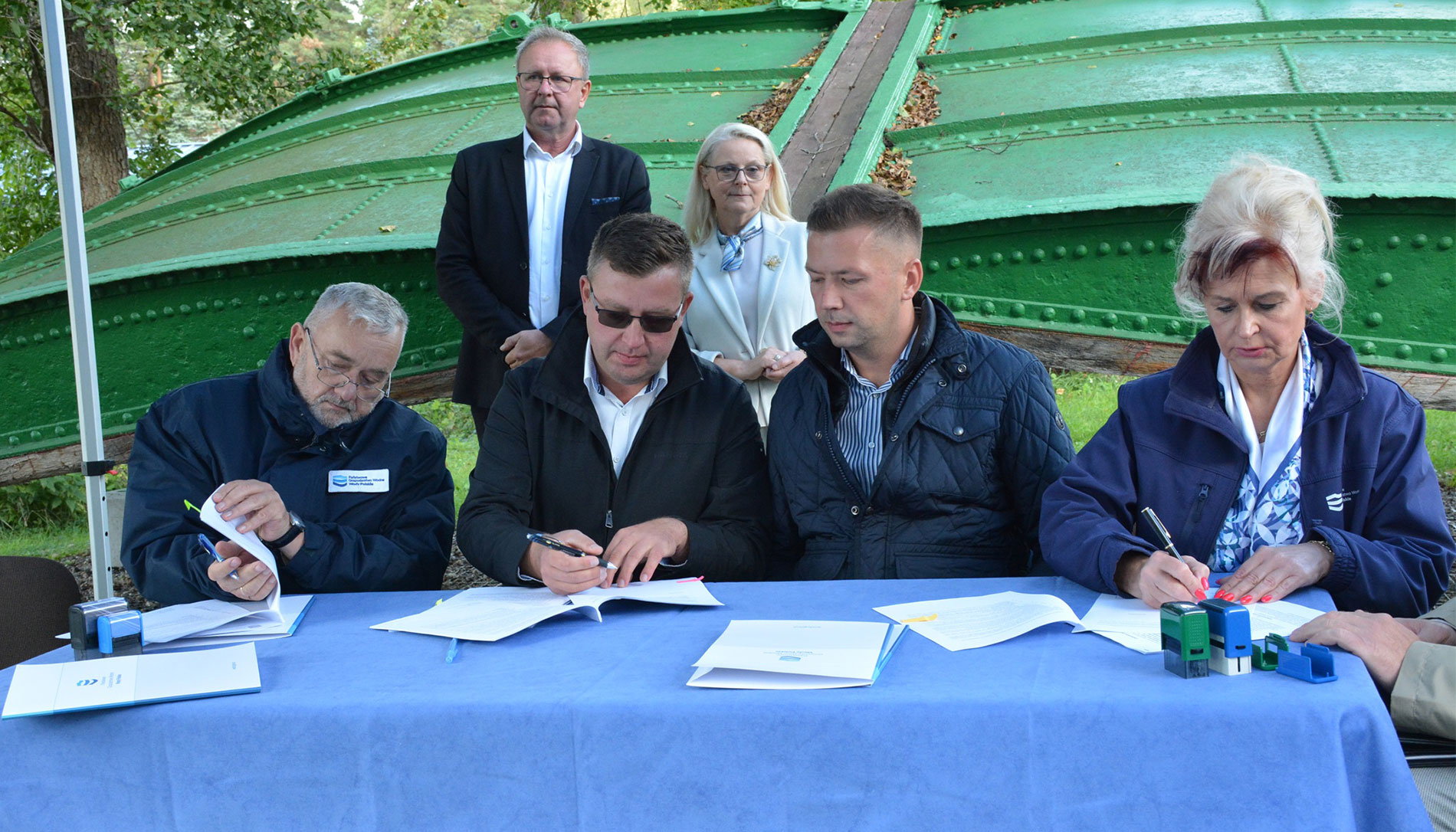 Rozbudowa nabrzeża przy śluzach nad jeziorem Bełdany