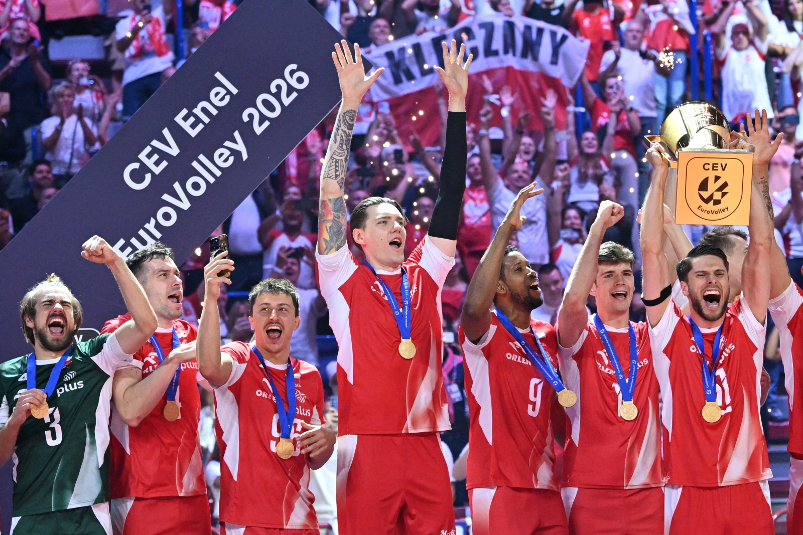 Finał Mistrzostw Europy w siatkówce. Polska-Francja (26.09.2026 r.). Fot. PAP/Darek Delmanowicz