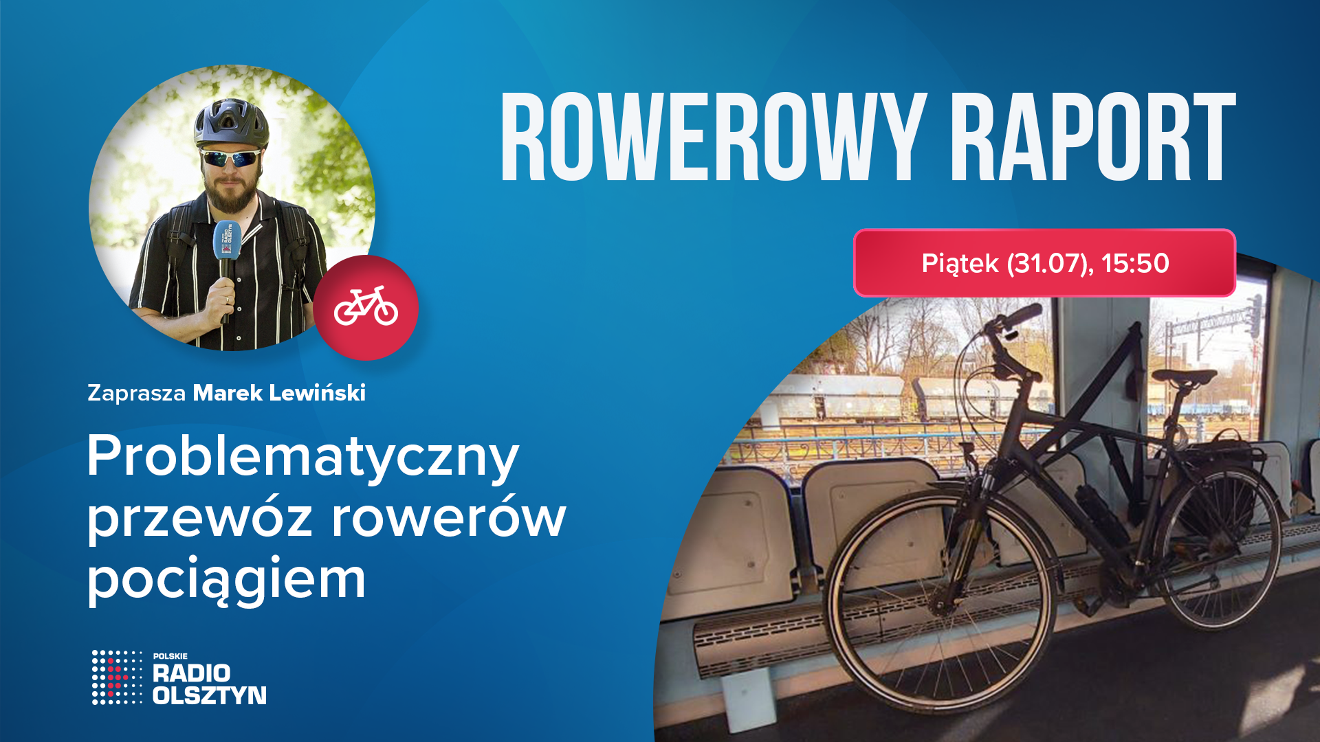 Rowerem w pociąg? Na Warmii i Mazurach coraz trudniej o miejsce
