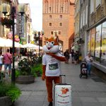 Wiewiórka – maskotka  Inowrocławia odwiedziła Olsztyn