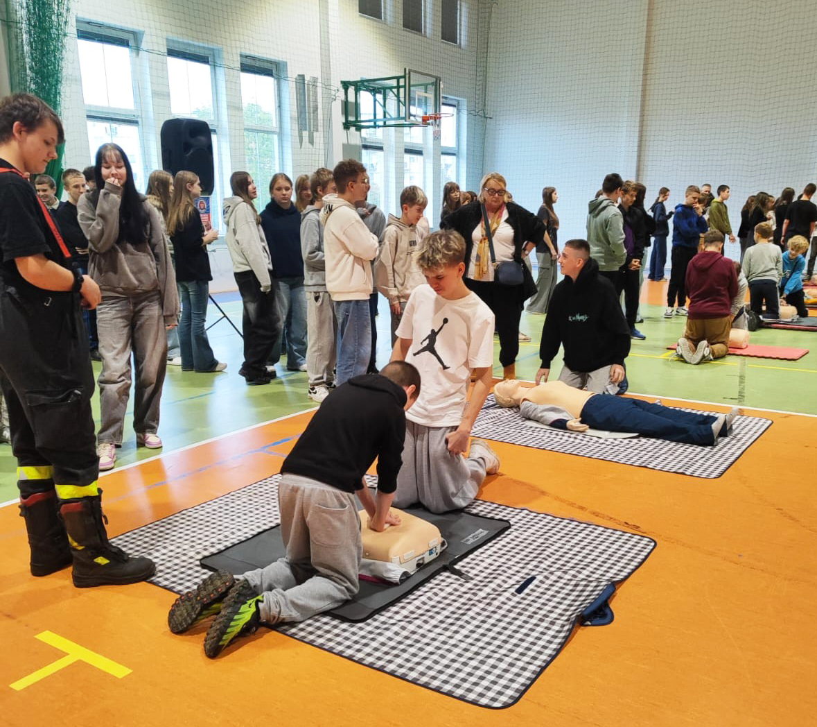 Rekordowa nauka pierwszej pomocy